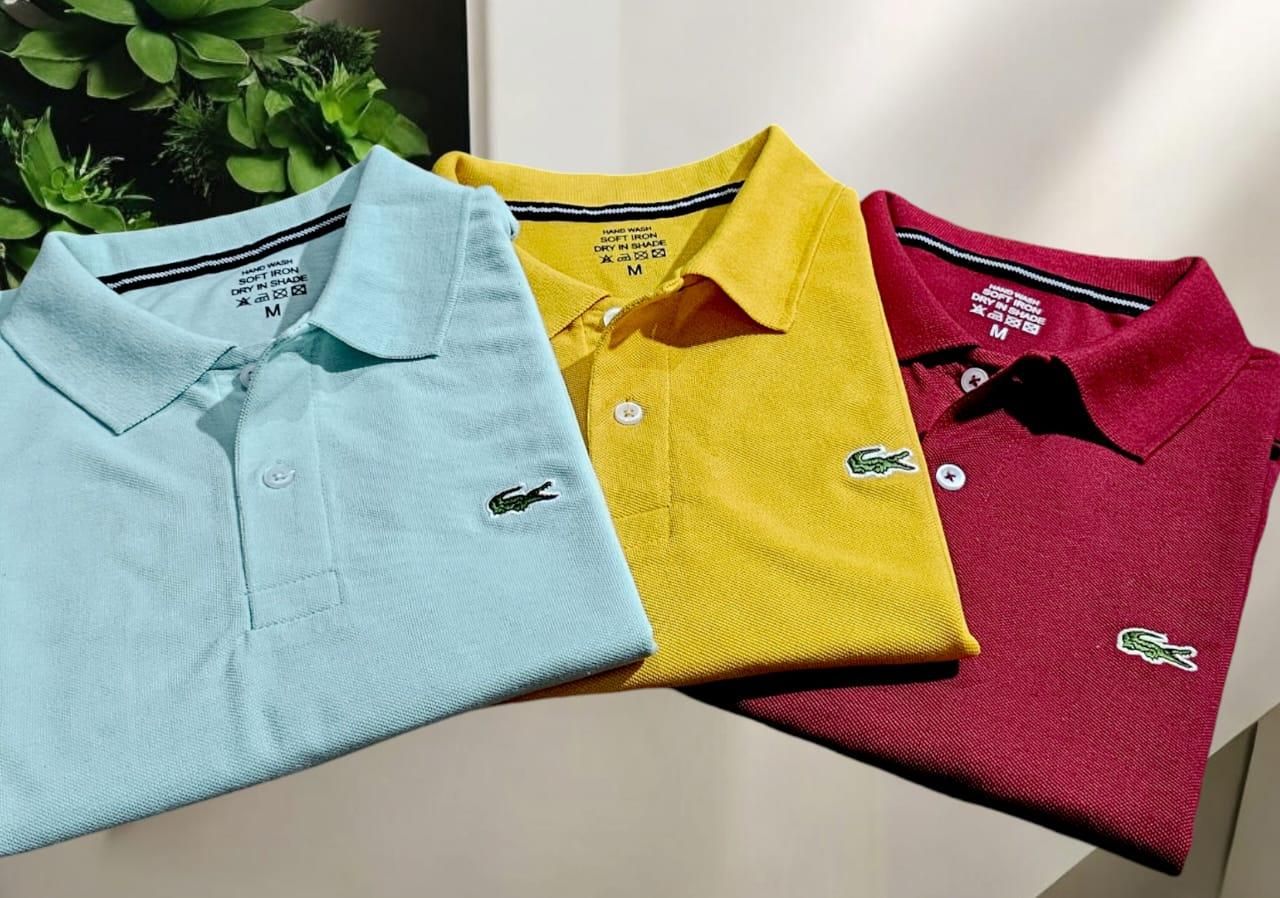 Lacoste Matty Polo T-shirts in Pack Of 3